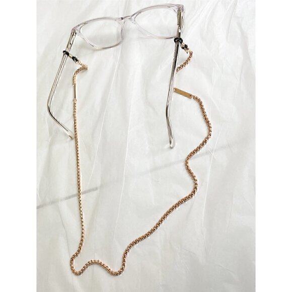 New JENNY LYNN Rose Gold Eyeglass Chain / Mask Holder - Picture 7 of 16